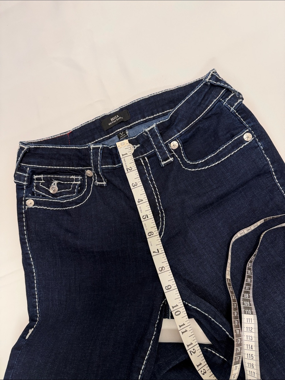 TRUE RELIGION JENNIE BIG T CURVY SKINNY JEAN! - Picture 8 of 11